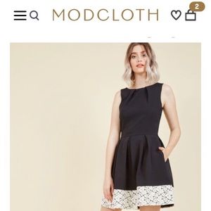 Mod cloth- luck be a lady dress with pockets